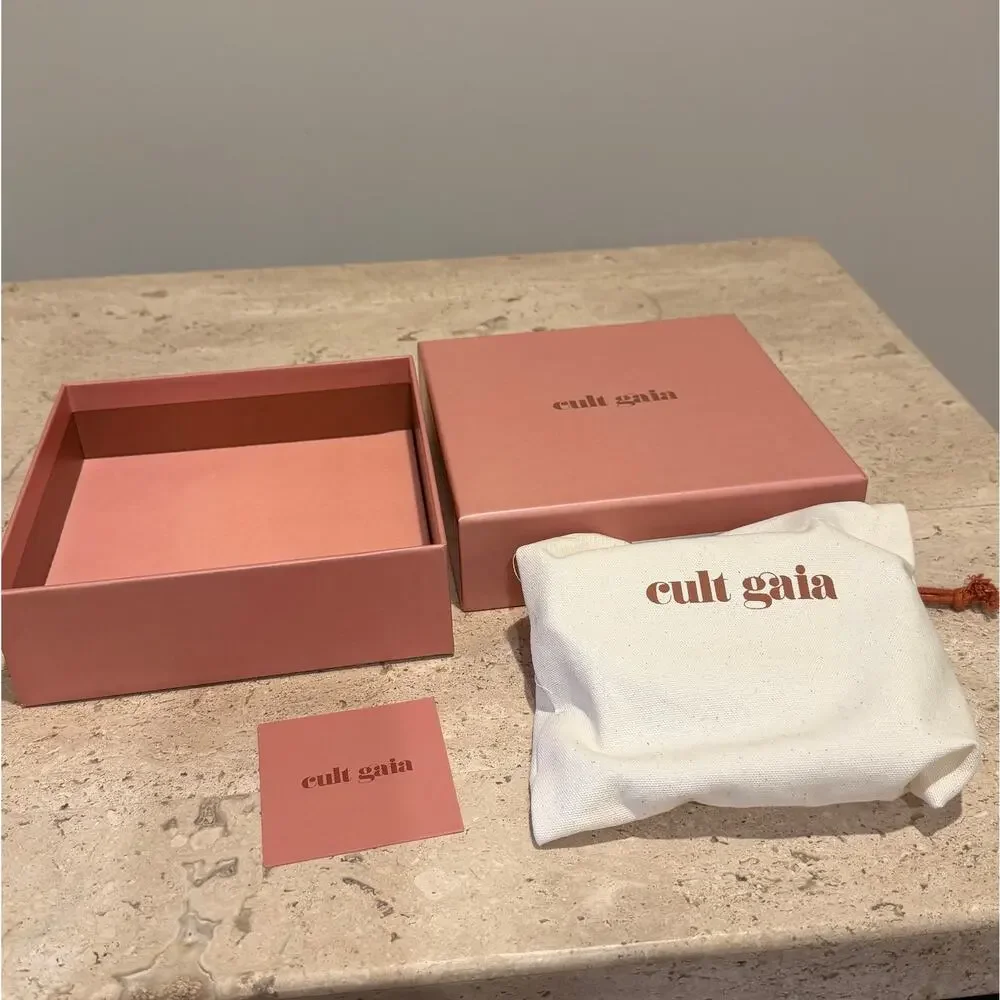 NEW Cult Gaia Dulce Belt Antique Brass Gold